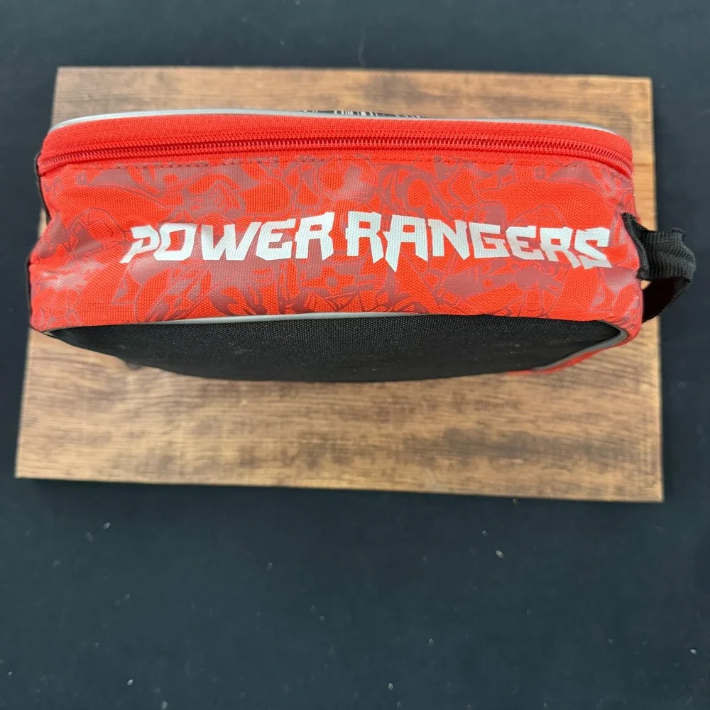 Power Rangers Ninja Steel Insulated Lunch Bag Red Blue Yellow 3D Graphic 2017